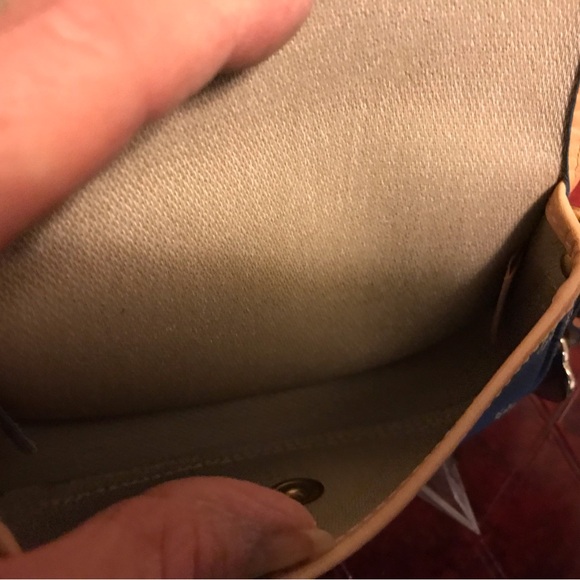 Dooney & Bourke Women's Oncour Elba Flap Leather Wristlet - Picture 5 of 5